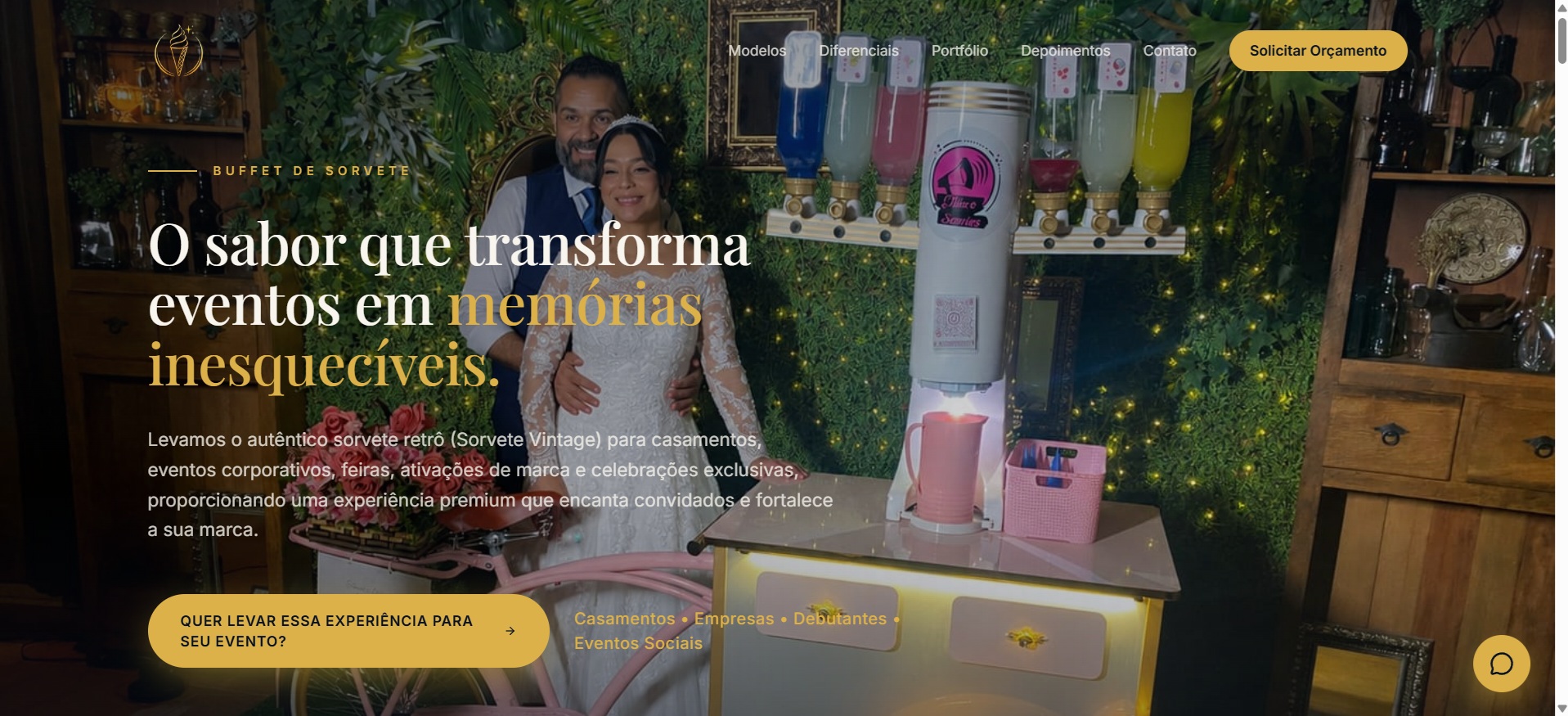 Prévia do site Olha o Sorvete