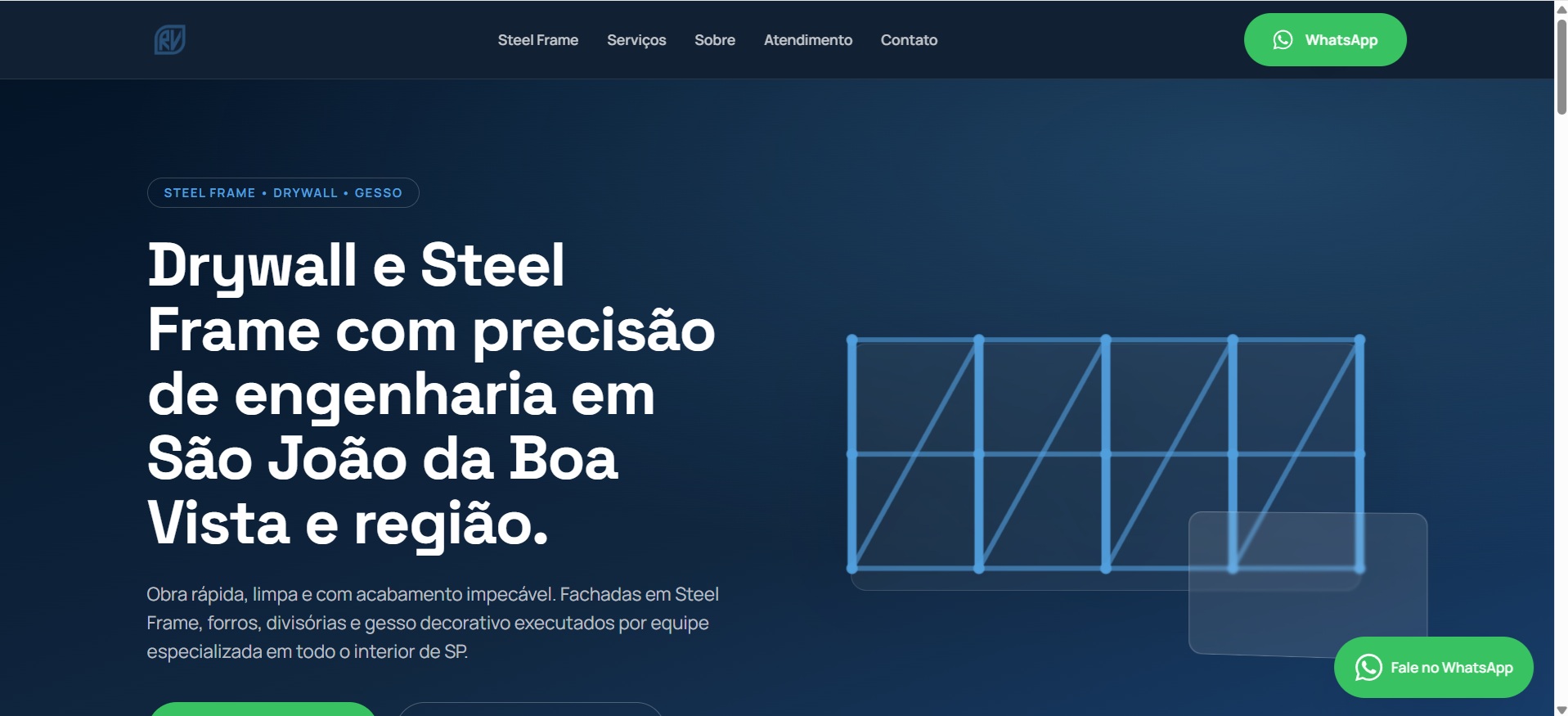 Prévia do site RV Gesso